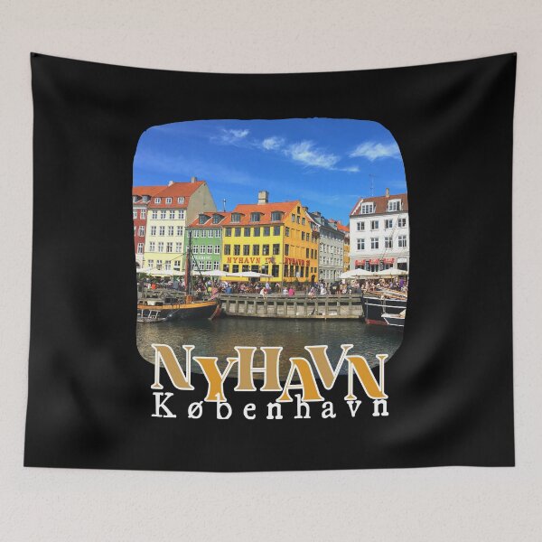 Item preview, Nyhavn, Copenhagen. Denmark designed and sold by ImaginedCo.