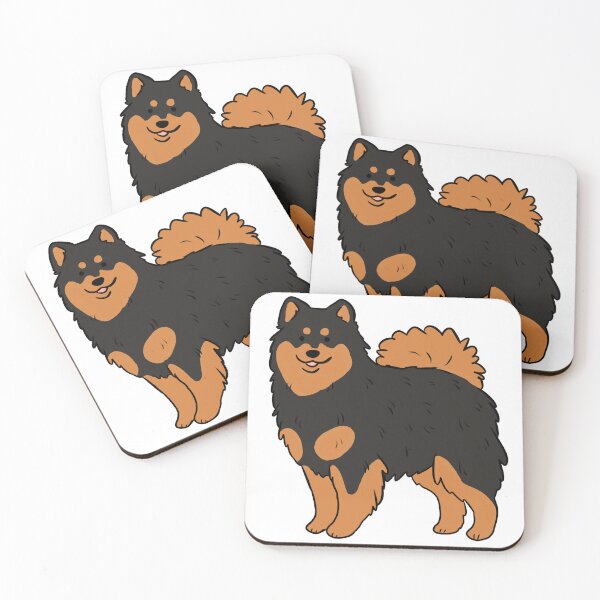 Item preview, Finnish lapphund dog cute illustration  designed and sold by Yarafantasyart.