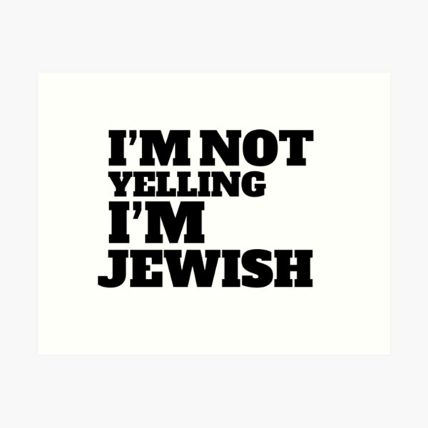 Item preview, i’m not yelling i’m jewish designed and sold by stor11.