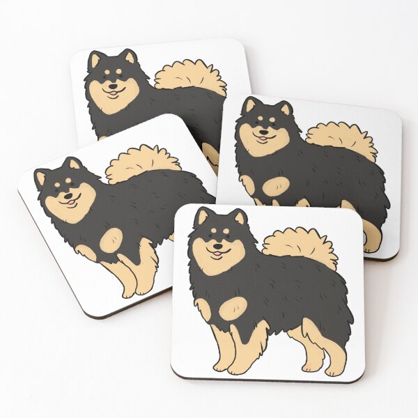Item preview, Finnish lapphund dog cute illustration  designed and sold by Yarafantasyart.