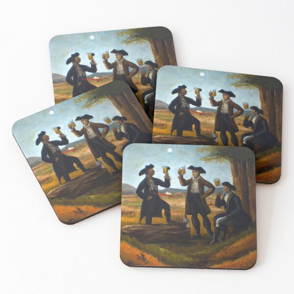 Item preview, Three Musketeers Drinking on a Field designed and sold by rohhos.