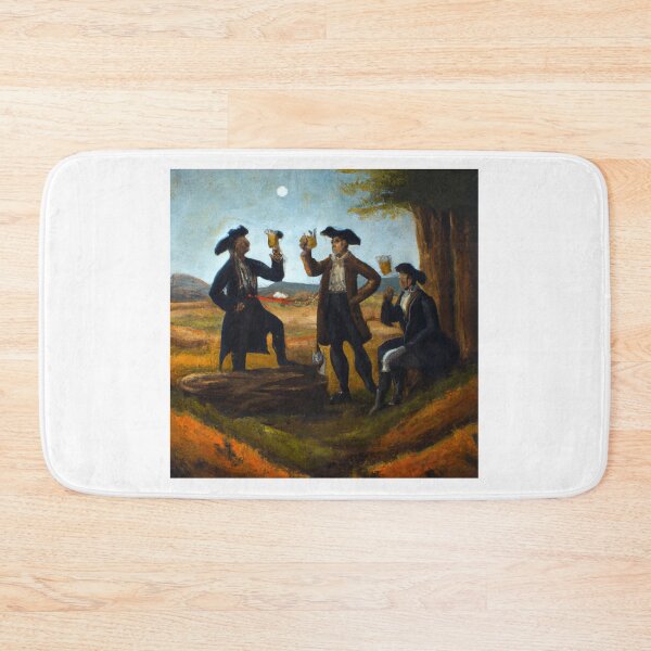 Item preview, Three Musketeers Drinking on a Field designed and sold by rohhos.