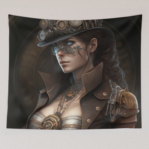 Item preview, Steampunk Chick designed and sold by Ingama-Designs.