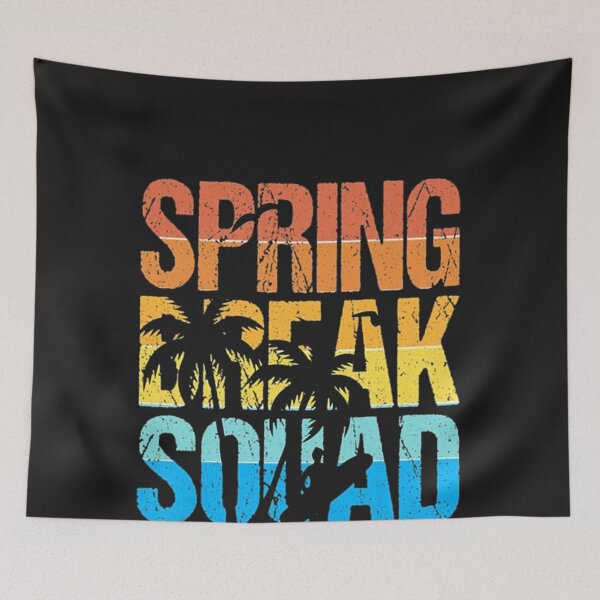 Item preview, Spring Break Squad Beach Surfer Palm Tree designed and sold by thanguy252.