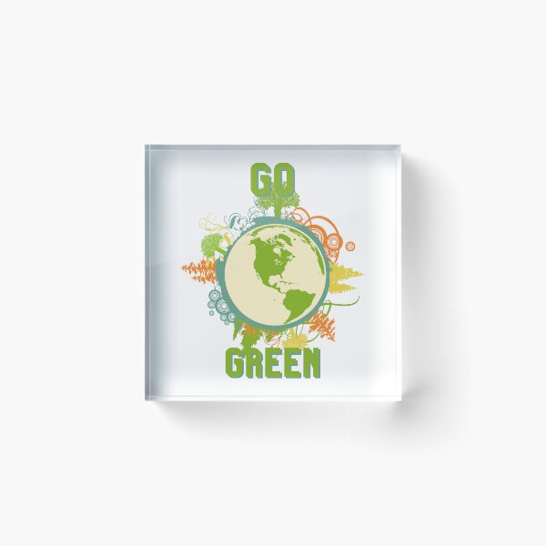 Item preview, Go green designed and sold by addict2reading.