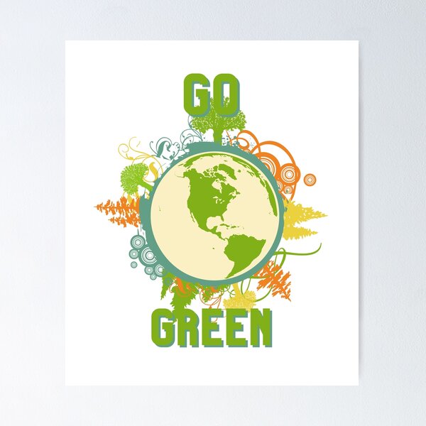 Artikelvorschau, Go green entworfen und verkauft von addict2reading.