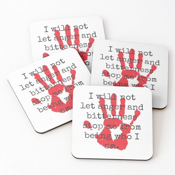 Item preview, I Will Not Let Anger And Bitterness - Inspirational Quotes designed and sold by CrankyOldDude.