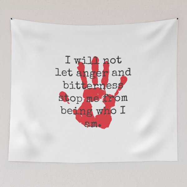 Item preview, I Will Not Let Anger And Bitterness - Inspirational Quotes designed and sold by CrankyOldDude.