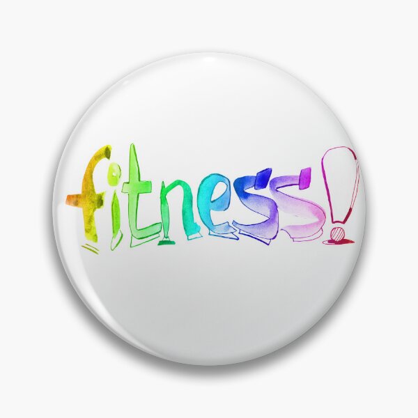 Item preview, Fitness watercolor lettering |  Fitness crafty hand lettering designed and sold by lausn.