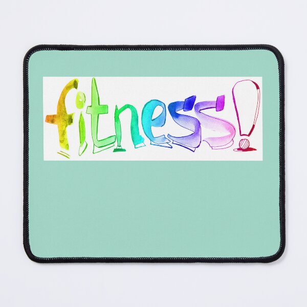 Item preview, Fitness watercolor lettering |  Fitness crafty hand lettering designed and sold by lausn.