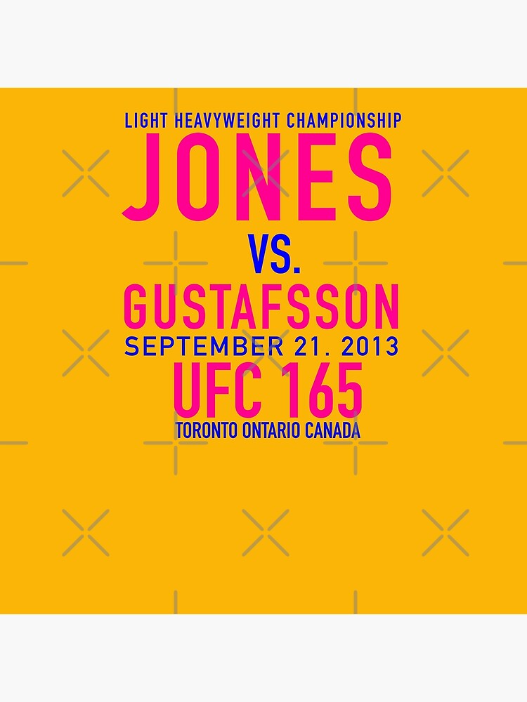 Thumbnail 3 of 3, Poster, UFC 165 Jones vs. Gustafsson designed and sold by Sndesign2.