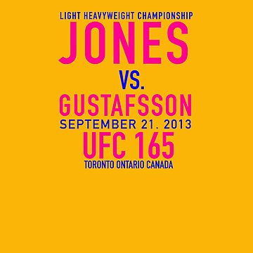 Artwork thumbnail, UFC 165 Jones vs. Gustafsson by Sndesign2