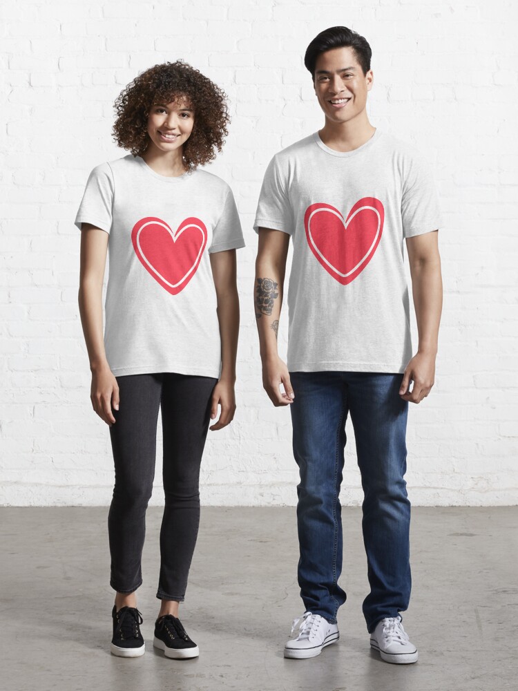 red valentine heart | Essential T-Shirt
