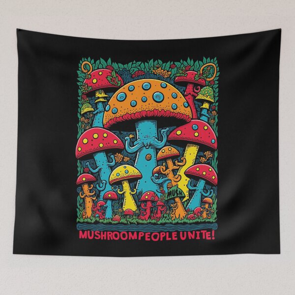 Item preview, Trippy Mushroom People 2 designed and sold by Wesz808.