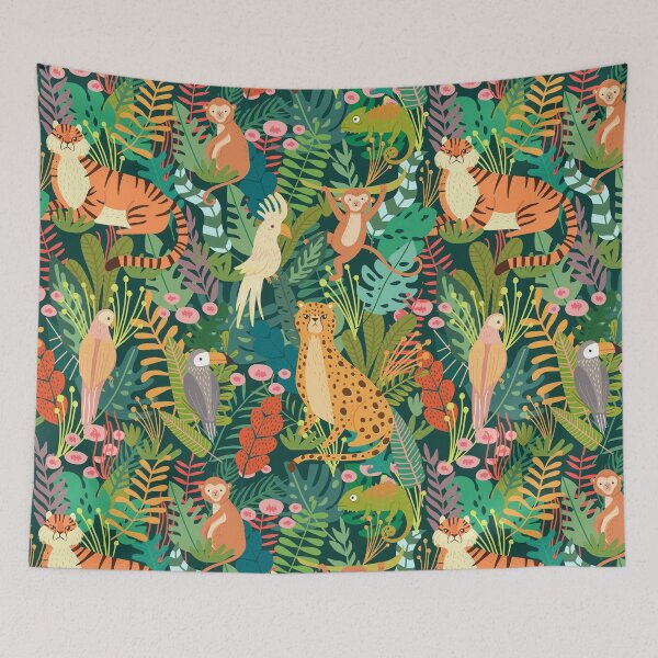 Item preview, Animals and Jungle designed and sold by Patternomania.