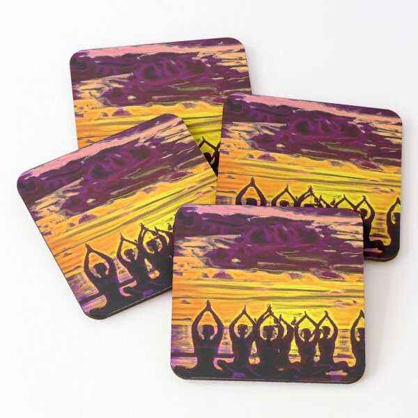 Item preview, Sunrise Yoga on The Beach designed and sold by rohhos.