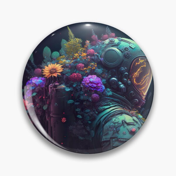 Item preview, Space suit covered in flowers designed and sold by MystiS.