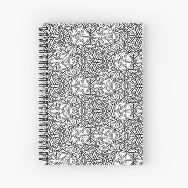 Cuaderno de espiral con la obra «Dibujos para colorear para los adultos: el  follaje» de Yuna26