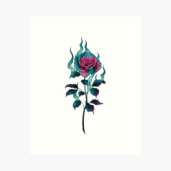 Repost @diabloart_aki (@get_repost) Realistic burning rose I did.  #DiabloArt #YokohamaTattoo #rose #roses #rosetattoo #burning #burningrose  #roseinflame #abs…