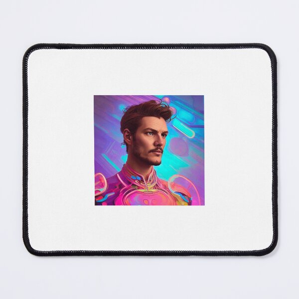 Item preview, Funky Futuristic Pedro Pascal Look A Like Art designed and sold by ecdato.