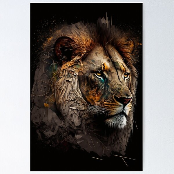 Item preview, Lion Close to Reality 4 / The Pianist designed and sold by Fabled-Gallery.