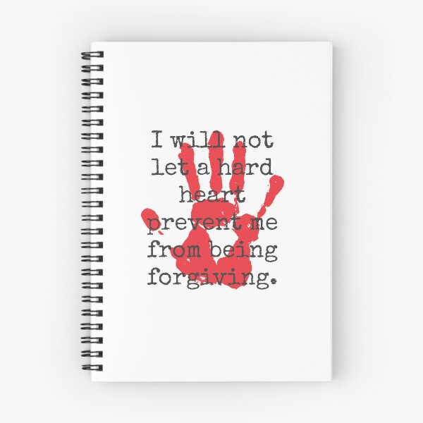 Item preview, I Will Not Let A Hard Heart - Inspirational Quotes designed and sold by CrankyOldDude.