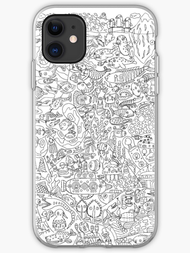 Download "Adult coloring page" iPhone Case & Cover by Yuna26 | Redbubble