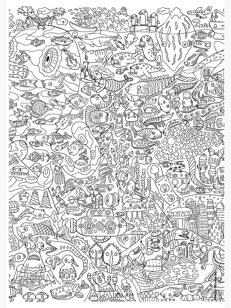 Adult coloring page | Greeting Card