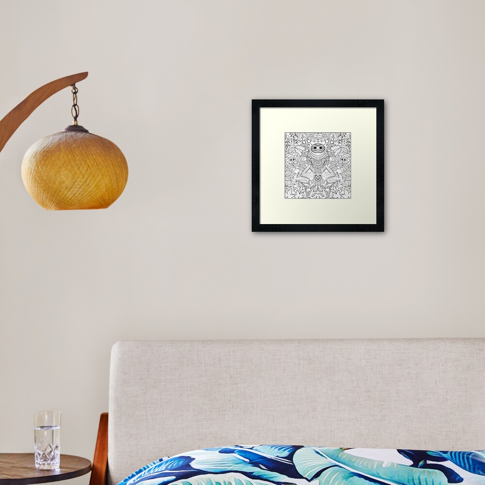 Item preview, Framed Art Print designed and sold by Yuna26.