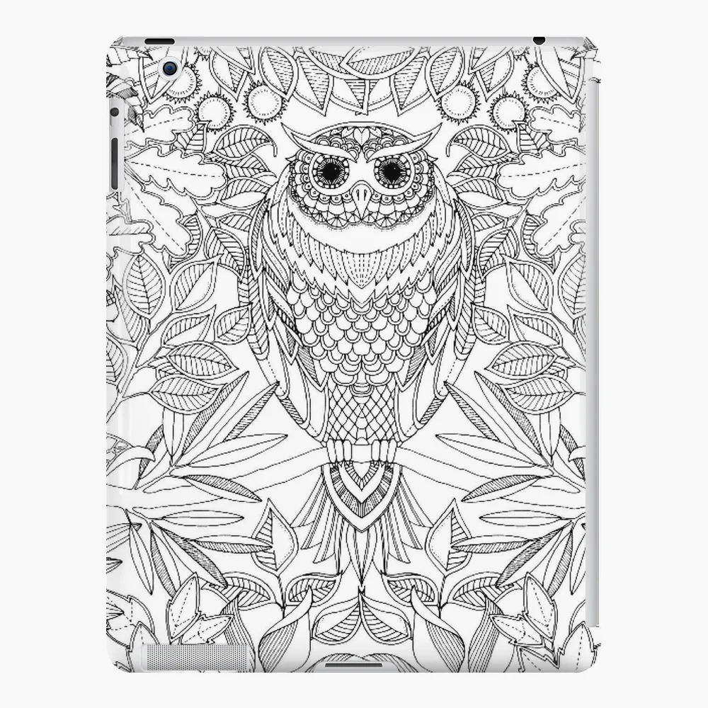 Coque et skin adhésive iPad avec l'œuvre « Coloriage anti-stress: poisson »  de l'artiste Yuna26