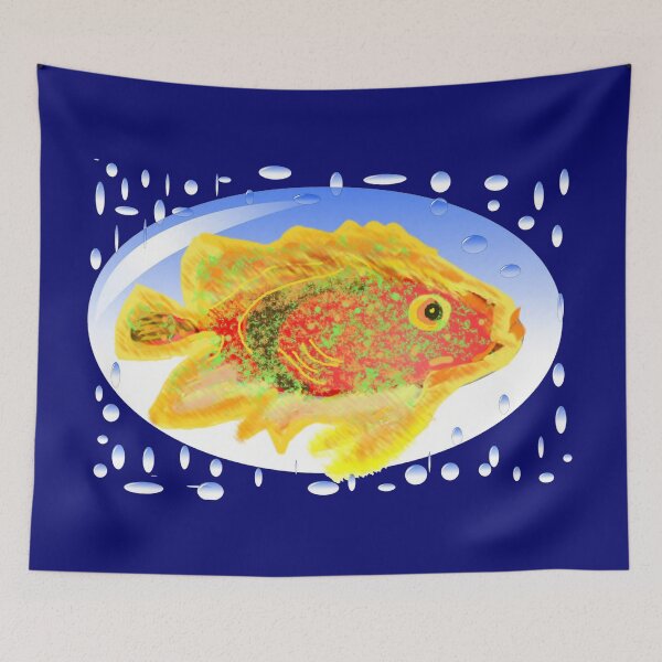 Item preview, cute fish designed and sold by NagVani.