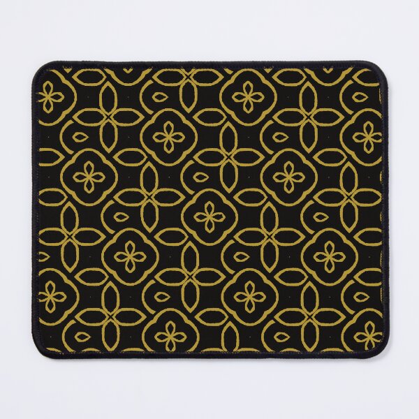 Item preview, Knights, Geometric / Abstract. Vector Shapes Overlayed In Mustard And Black. designed and sold by I-Desire.