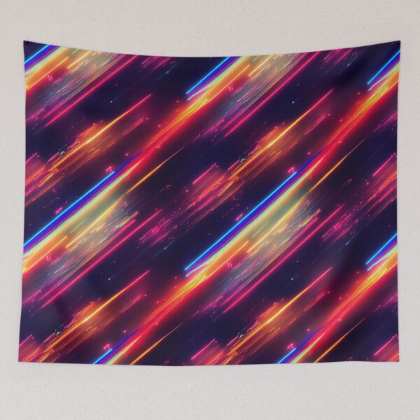 Item preview, Cyberpunk inspired futuristic decor pattern designed and sold by Dise37.