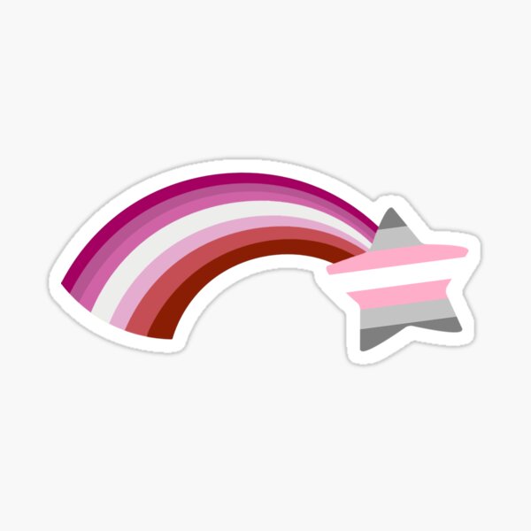 Demigirl Pride Flag Sticker Die Cut Vinyl Waterproof Sticker