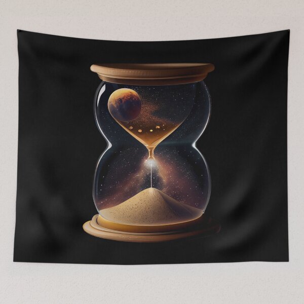 Item preview, Planet within an hourglass designed and sold by KammyArt.