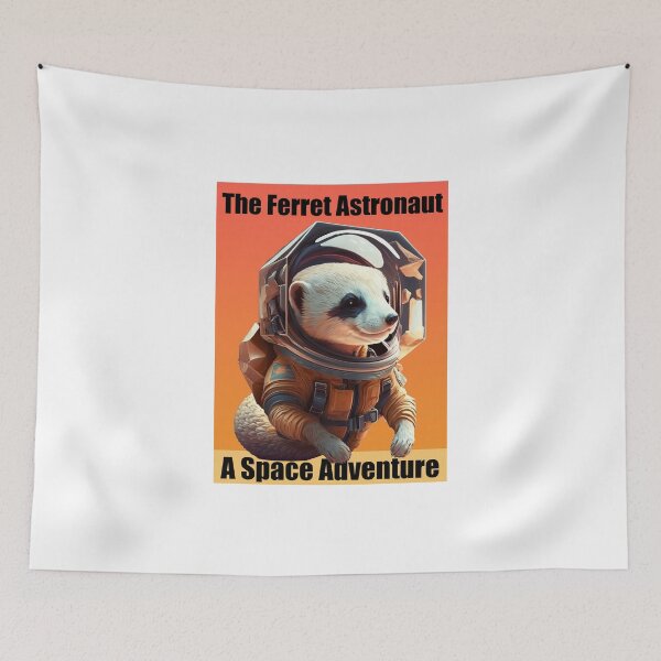 Item preview, The Ferret Astronaut designed and sold by softgraphics.
