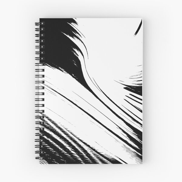 Item preview, Wispy Black and White Abstract designed and sold by asurtiumgreen.