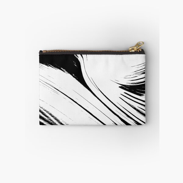 Item preview, Wispy Black and White Abstract designed and sold by asurtiumgreen.