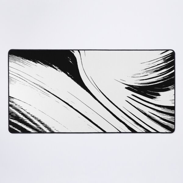 Item preview, Wispy Black and White Abstract designed and sold by asurtiumgreen.