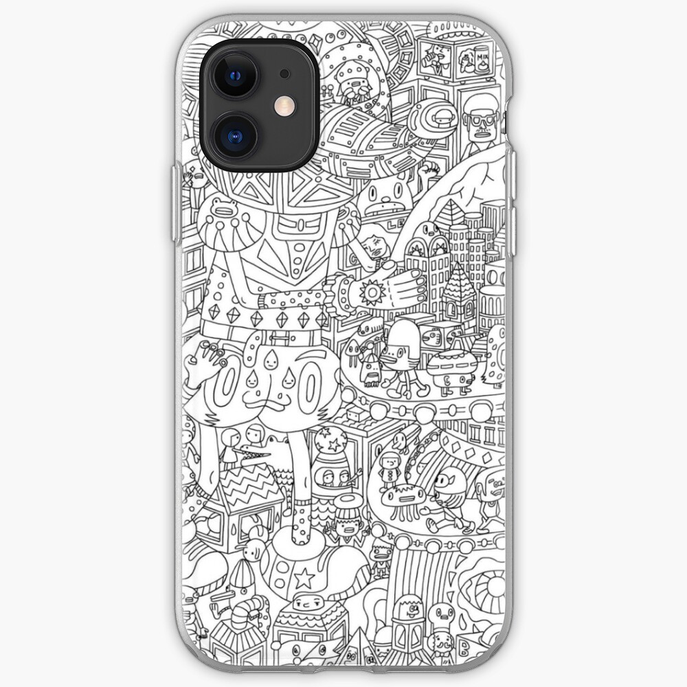 "Adult coloring page" iPhone Case & Cover by Yuna26 | Redbubble