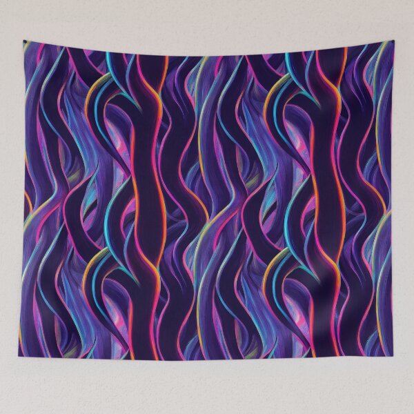 Item preview, Cyberpunk inspired futuristic decor pattern designed and sold by Dise37.