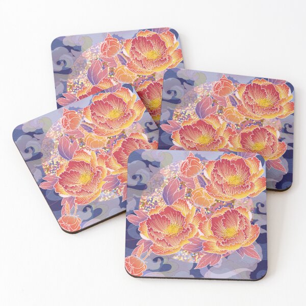 Item preview, traditional classical auspicious cloud peony  designed and sold by UnaWu533.