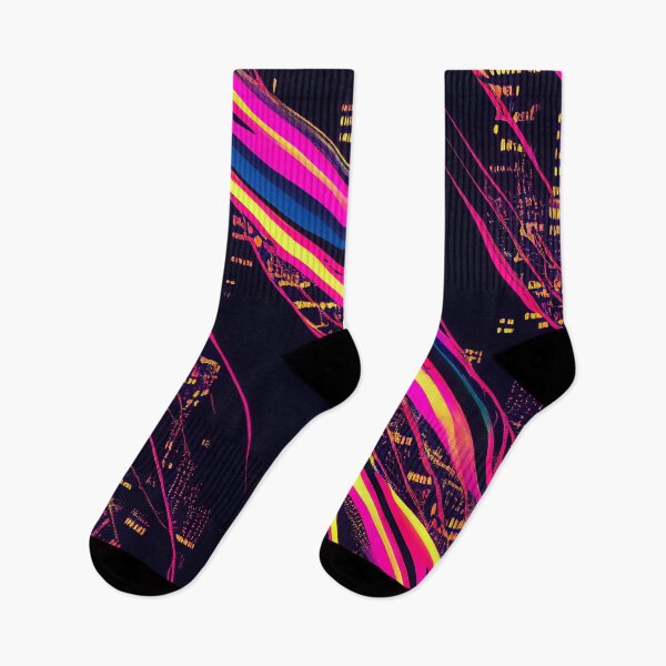 Item preview, Cyberpunk inspired futuristic decor pattern designed and sold by Dise37.
