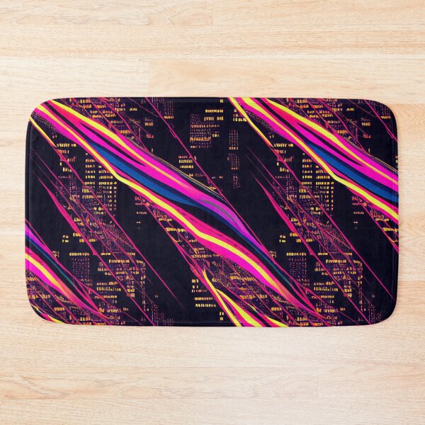 Item preview, Cyberpunk inspired futuristic decor pattern designed and sold by Dise37.