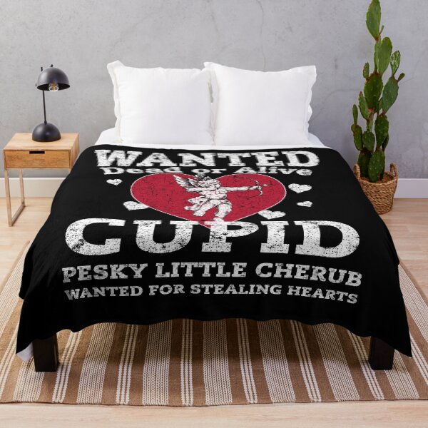 Item preview, Wanted Poster Cupid arrow Anti Valentine's Day designed and sold by funnytshirtemp.