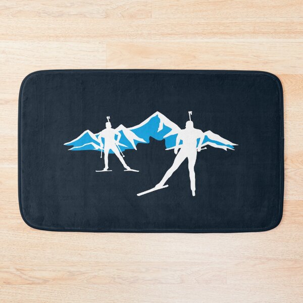 Item preview, biathlon, biathletes and mountains; Cross Country Skiing designed and sold by claudiasartwork.