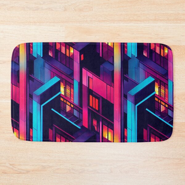 Item preview, Cyberpunk inspired futuristic decor pattern designed and sold by Dise37.