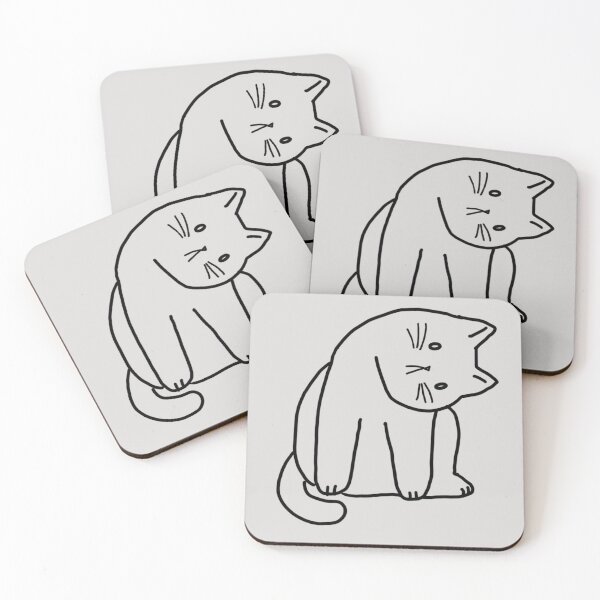 Item preview, Silly Curious Cartoon Cat  designed and sold by CreateChangeUS.