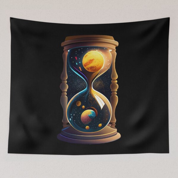 Item preview, Planets within an hourglass designed and sold by KammyArt.