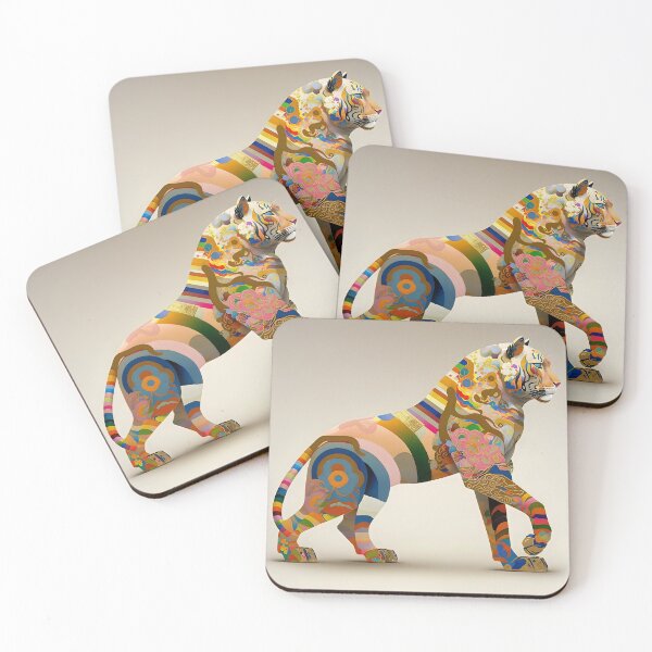 Item preview, Majestic Colorful Tiger designed and sold by destinykrainbow.